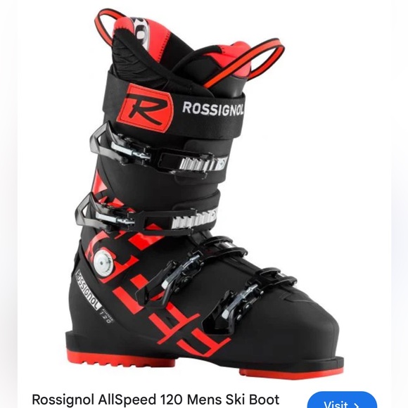ROSSIGNOL Size 28.5 US 10.5 ALLSPEED 120 Mens Ski Boots Orig $500 Excellent Cond